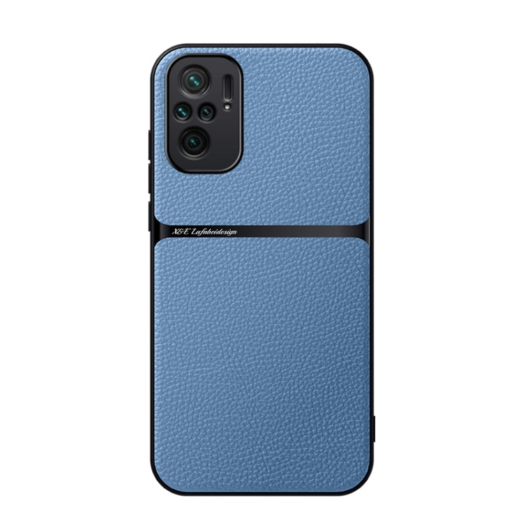 Litchi Leather Magnetic Full Coverage Shockproof Phone Case, For Redmi Note 10 Pro 5G, For Redmi Note 10 5G, For Redmi Note 10 4G / Note 10S, For Redmi Note 10 Pro / Note 10 Pro Max, For Redmi K40 / K40 Pro
