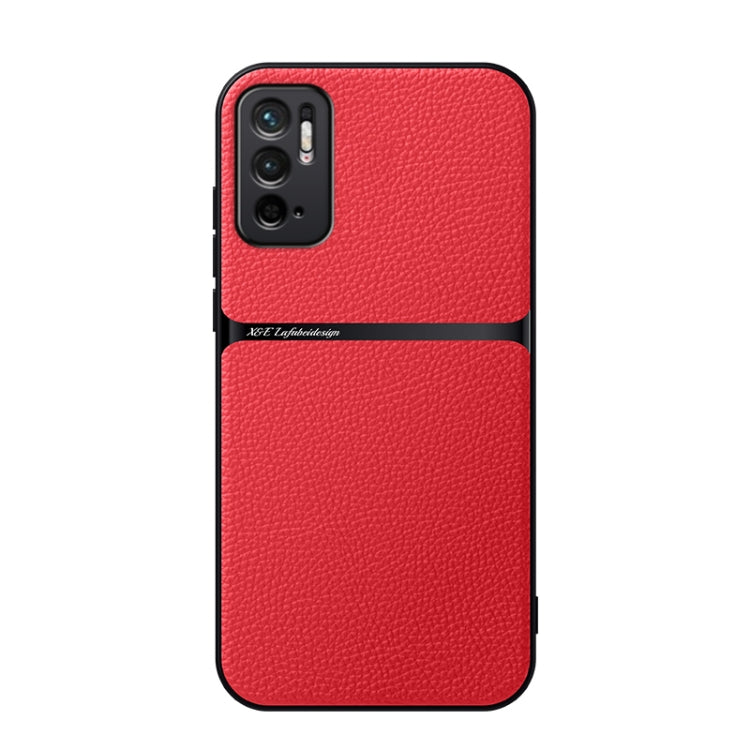 Litchi Leather Magnetic Full Coverage Shockproof Phone Case, For Redmi Note 10 Pro 5G, For Redmi Note 10 5G, For Redmi Note 10 4G / Note 10S, For Redmi Note 10 Pro / Note 10 Pro Max, For Redmi K40 / K40 Pro