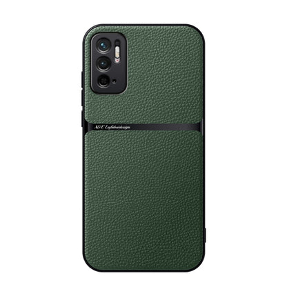 Litchi Leather Magnetic Full Coverage Shockproof Phone Case, For Redmi Note 10 Pro 5G, For Redmi Note 10 5G, For Redmi Note 10 4G / Note 10S, For Redmi Note 10 Pro / Note 10 Pro Max, For Redmi K40 / K40 Pro