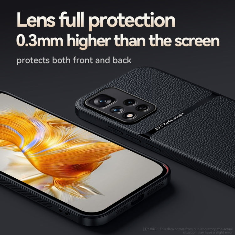 Litchi Leather Magnetic Full Coverage Shockproof Phone Case, For Redmi Note 10 Pro 5G, For Redmi Note 10 5G, For Redmi Note 10 4G / Note 10S, For Redmi Note 10 Pro / Note 10 Pro Max, For Redmi K40 / K40 Pro