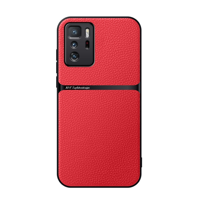 Litchi Leather Magnetic Full Coverage Shockproof Phone Case, For Redmi Note 10 Pro 5G, For Redmi Note 10 5G, For Redmi Note 10 4G / Note 10S, For Redmi Note 10 Pro / Note 10 Pro Max, For Redmi K40 / K40 Pro