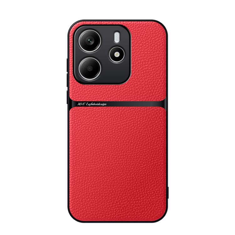 Litchi Leather Magnetic Full Coverage Shockproof Phone Case, For Redmi Turbo 4 Pro, For Redmi Turbo 4 / Xiaomi Poco X7 Pro, For Redmi K80 Pro, For Redmi K80, For Redmi Note 14 5G Global, For Redmi Note 14 Pro+ 5G, For Redmi Note 14 Pro 5G��������������...