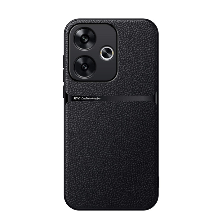 Litchi Leather Magnetic Full Coverage Shockproof Phone Case, For Redmi Turbo 4 Pro, For Redmi Turbo 4 / Xiaomi Poco X7 Pro, For Redmi K80 Pro, For Redmi K80, For Redmi Note 14 5G Global, For Redmi Note 14 Pro+ 5G, For Redmi Note 14 Pro 5G��������������...