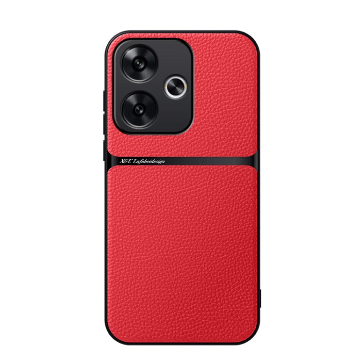 Litchi Leather Magnetic Full Coverage Shockproof Phone Case, For Redmi Turbo 4 Pro, For Redmi Turbo 4 / Xiaomi Poco X7 Pro, For Redmi K80 Pro, For Redmi K80, For Redmi Note 14 5G Global, For Redmi Note 14 Pro+ 5G, For Redmi Note 14 Pro 5G��������������...