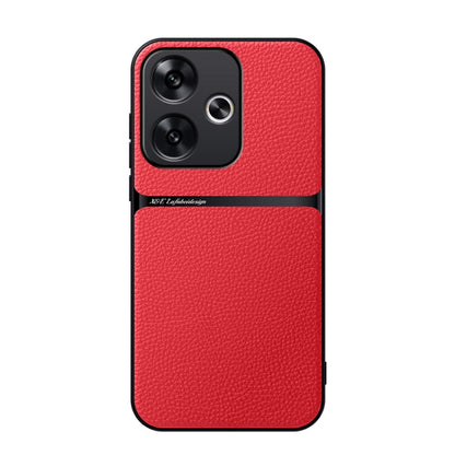 Litchi Leather Magnetic Full Coverage Shockproof Phone Case, For Redmi Turbo 4 Pro, For Redmi Turbo 4 / Xiaomi Poco X7 Pro, For Redmi K80 Pro, For Redmi K80, For Redmi Note 14 5G Global, For Redmi Note 14 Pro+ 5G, For Redmi Note 14 Pro 5G��������������...