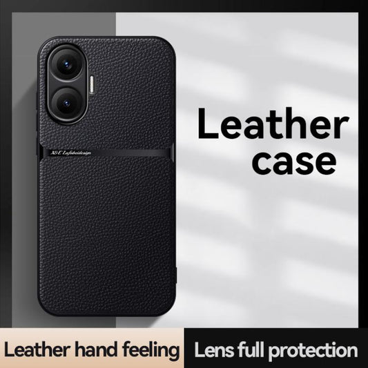 Litchi Leather Magnetic Full Coverage Shockproof Phone Case, For Redmi Turbo 4 Pro, For Redmi Turbo 4 / Xiaomi Poco X7 Pro, For Redmi K80 Pro, For Redmi K80, For Redmi Note 14 5G Global, For Redmi Note 14 Pro+ 5G, For Redmi Note 14 Pro 5G��������������...