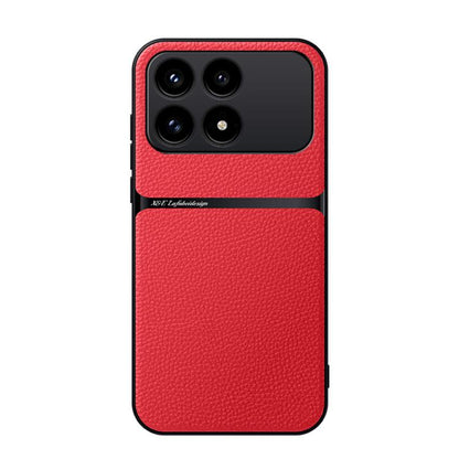 Litchi Leather Magnetic Full Coverage Shockproof Phone Case, For Redmi Turbo 5 Max 5G / Poco X8 Pro Max 5G, For Redmi Turbo 5 5G / Poco X8 Pro 5G, For Redmi Note 15 Pro+ 5G 163.3mm / Poco M8 Pro 5G, For Redmi Note 15 4G / 5G Global 164mm / Poco M8 5G  ...