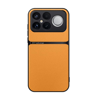 Litchi Leather Magnetic Full Coverage Shockproof Phone Case, For Redmi Turbo 5 Max 5G / Poco X8 Pro Max 5G, For Redmi Turbo 5 5G / Poco X8 Pro 5G, For Redmi Note 15 Pro+ 5G 163.3mm / Poco M8 Pro 5G, For Redmi Note 15 4G / 5G Global 164mm / Poco M8 5G  ...