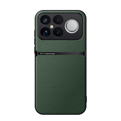 Litchi Leather Magnetic Full Coverage Shockproof Phone Case, For Redmi Turbo 5 Max 5G / Poco X8 Pro Max 5G, For Redmi Turbo 5 5G / Poco X8 Pro 5G, For Redmi Note 15 Pro+ 5G 163.3mm / Poco M8 Pro 5G, For Redmi Note 15 4G / 5G Global 164mm / Poco M8 5G  ...
