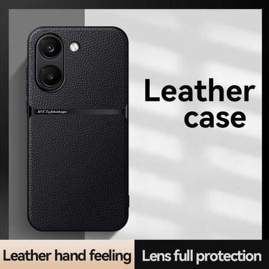 Litchi Leather Magnetic Full Coverage Shockproof Phone Case, For Redmi Turbo 5 Max 5G / Poco X8 Pro Max 5G, For Redmi Turbo 5 5G / Poco X8 Pro 5G, For Redmi Note 15 Pro+ 5G 163.3mm / Poco M8 Pro 5G, For Redmi Note 15 4G / 5G Global 164mm / Poco M8 5G  ...