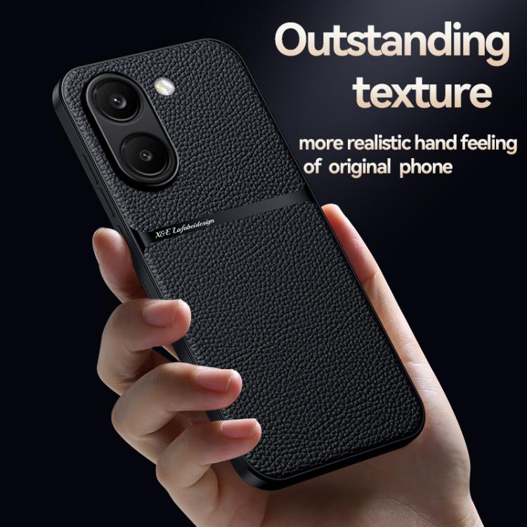 Litchi Leather Magnetic Full Coverage Shockproof Phone Case, For Redmi Turbo 5 Max 5G / Poco X8 Pro Max 5G, For Redmi Turbo 5 5G / Poco X8 Pro 5G, For Redmi Note 15 Pro+ 5G 163.3mm / Poco M8 Pro 5G, For Redmi Note 15 4G / 5G Global 164mm / Poco M8 5G  ...