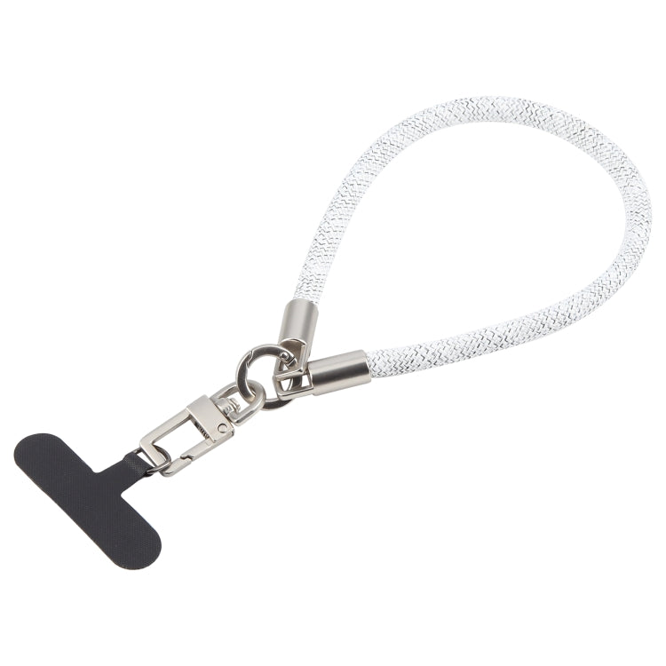 Pearl Silver Metal Buckle Phone Wrist Strap Phone Short Lanyard