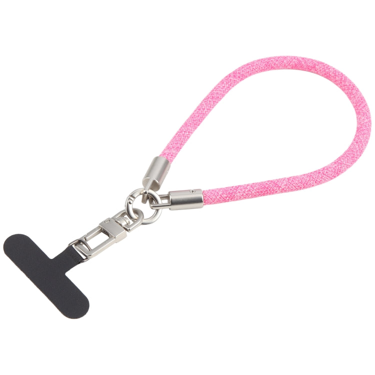 Pearl Silver Metal Buckle Phone Wrist Strap Phone Short Lanyard