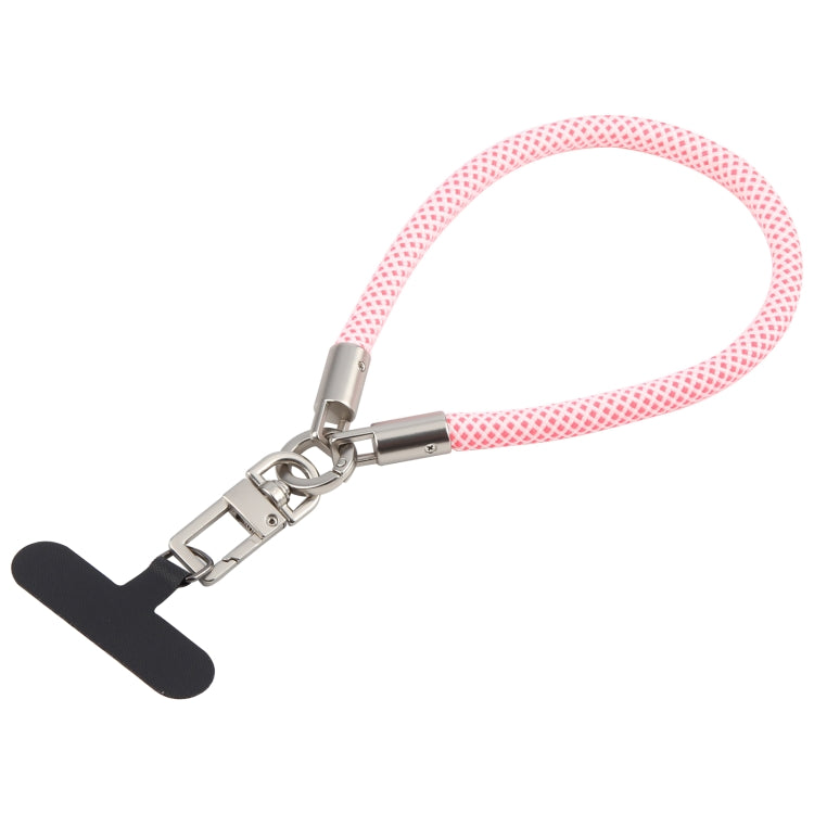 Pearl Silver Metal Buckle Phone Wrist Strap Phone Short Lanyard