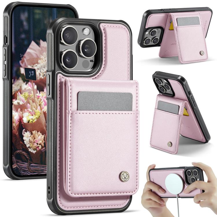 JEEHOOD J06 British Style RFID MagSafe Card Bag PU Phone Case