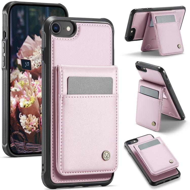 JEEHOOD J06 British Style RFID MagSafe Card Bag PU Phone Case