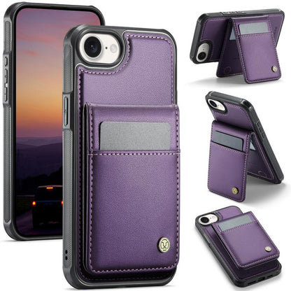 JEEHOOD J06 British Style RFID MagSafe Card Bag PU Phone Case, For iPhone 17e / 16e, For iPhone 17 Pro Max, For iPhone 17 Pro, For iPhone 17, For iPhone Air, For iPhone 16 Pro Max, For iPhone 16 Pro, For iPhone 16 Plus, For iPhone 16                   ...