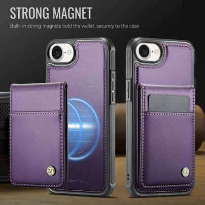 JEEHOOD J06 British Style RFID MagSafe Card Bag PU Phone Case, For iPhone 17e / 16e, For iPhone 17 Pro Max, For iPhone 17 Pro, For iPhone 17, For iPhone Air, For iPhone 16 Pro Max, For iPhone 16 Pro, For iPhone 16 Plus, For iPhone 16                   ...