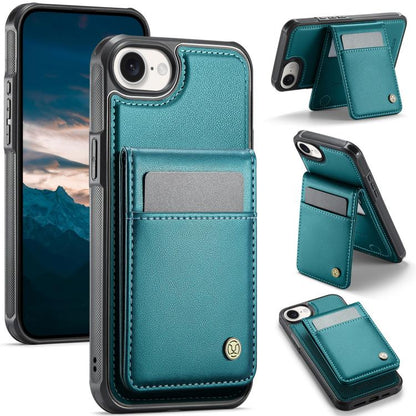 JEEHOOD J06 British Style RFID MagSafe Card Bag PU Phone Case, For iPhone 17e / 16e, For iPhone 17 Pro Max, For iPhone 17 Pro, For iPhone 17, For iPhone Air, For iPhone 16 Pro Max, For iPhone 16 Pro, For iPhone 16 Plus, For iPhone 16                   ...