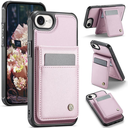 JEEHOOD J06 British Style RFID MagSafe Card Bag PU Phone Case