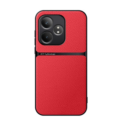 Litchi Leather Magnetic Full Coverage Shockproof Phone Case, For Realme 16 Pro+ 5G, For Realme 16 Pro 5G, For Realme 14, For Realme 14 Pro+, For Realme 14 Pro, For Realme 13 Pro Global / Realme 13 Pro+, For Realme GT Neo6 / GT Neo6 SE / GT 6 / GT 6T   ...