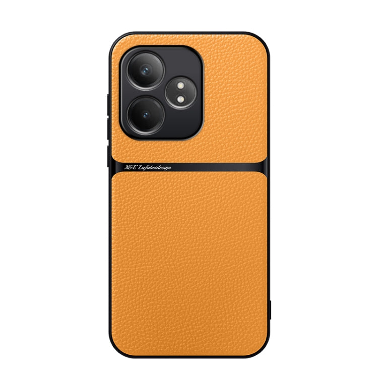 Litchi Leather Magnetic Full Coverage Shockproof Phone Case, For Realme 16 Pro+ 5G, For Realme 16 Pro 5G, For Realme 14, For Realme 14 Pro+, For Realme 14 Pro, For Realme 13 Pro Global / Realme 13 Pro+, For Realme GT Neo6 / GT Neo6 SE / GT 6 / GT 6T   ...
