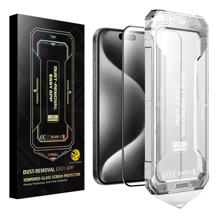 Easy Install HD Tempered Glass Film, For iPhone 16e / 14 / 13 Pro / 13, For iPhone 16 Pro Max, For iPhone 16 Pro, For iPhone 16 Plus / 15 Plus, For iPhone 16 / 15, For iPhone 15 Pro Max, For iPhone 15 Pro, For iPhone 14 Plus / 13 Pro Max���������������...