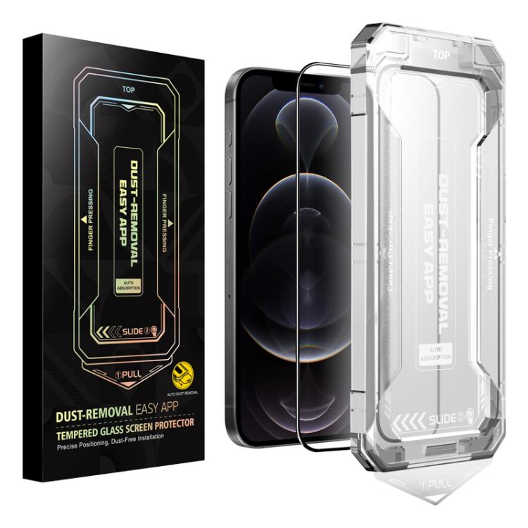 Easy Install HD Tempered Glass Film, For iPhone 17e / 16e / 14 / 13 Pro / 13, For iPhone 17 Pro Max, For iPhone 17 Pro, For iPhone 17 / 16 Pro, For iPhone Air, For iPhone 16 Pro Max, For iPhone 16 Plus / 15 Plus, For iPhone 16 / 15, For iPhone 15 Pro M...