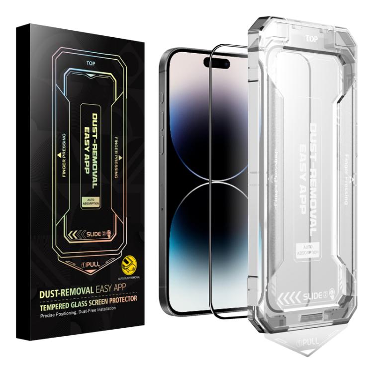 Easy Install HD Tempered Glass Film, For iPhone 17e / 16e / 14 / 13 Pro / 13, For iPhone 17 Pro Max, For iPhone 17 Pro, For iPhone 17 / 16 Pro, For iPhone Air, For iPhone 16 Pro Max, For iPhone 16 Plus / 15 Plus, For iPhone 16 / 15, For iPhone 15 Pro M...