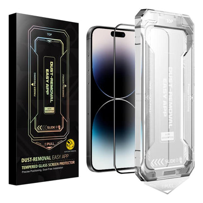 Easy Install HD Tempered Glass Film, For iPhone 17e / 16e / 14 / 13 Pro / 13, For iPhone 17 Pro Max, For iPhone 17 Pro, For iPhone 17 / 16 Pro, For iPhone Air, For iPhone 16 Pro Max, For iPhone 16 Plus / 15 Plus, For iPhone 16 / 15, For iPhone 15 Pro M...