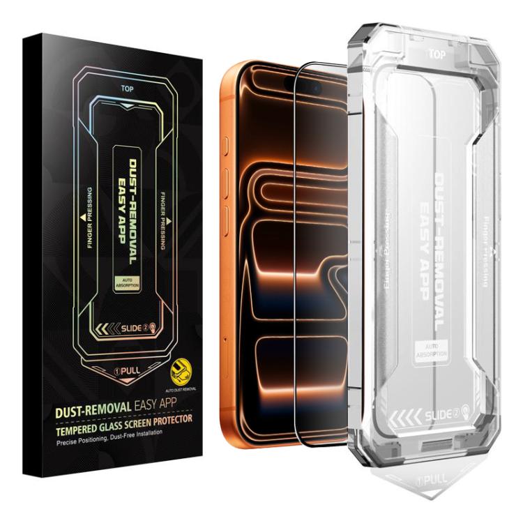 Easy Install HD Tempered Glass Film, For iPhone 18 Pro, For iPhone 18 Pro Max, For iPhone 17e / 16e / 14 / 13 Pro / 13, For iPhone 17 Pro Max, For iPhone 17 Pro, For iPhone 17 / 16 Pro, For iPhone Air, For iPhone 16 Pro Max, For iPhone 16 Plus / 15 Plu...