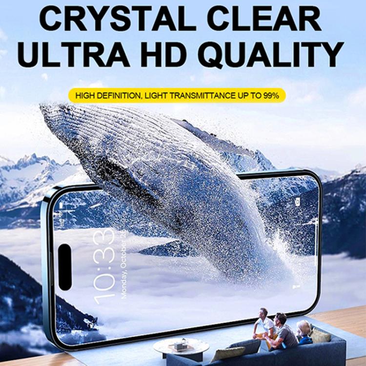 Easy Install HD Tempered Glass Film, For iPhone 16e / 14 / 13 Pro / 13, For iPhone 16 Pro Max, For iPhone 16 Pro, For iPhone 16 Plus / 15 Plus, For iPhone 16 / 15, For iPhone 15 Pro Max, For iPhone 15 Pro, For iPhone 14 Plus / 13 Pro Max���������������...