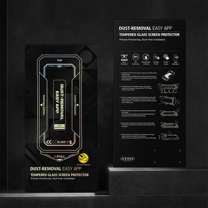 Easy Install HD Tempered Glass Film, For iPhone 16e / 14 / 13 Pro / 13, For iPhone 16 Pro Max, For iPhone 16 Pro, For iPhone 16 Plus / 15 Plus, For iPhone 16 / 15, For iPhone 15 Pro Max, For iPhone 15 Pro, For iPhone 14 Plus / 13 Pro Max���������������...
