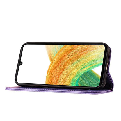 Butterfly Cat Embossing Flip Leather Phone Case, For Samsung Galaxy A57 5G, For Samsung Galaxy A37 5G, For Galaxy A27 5G, For Samsung Galaxy A07 4G / A06 4G, For Samsung Galaxy A17 5G / A26 5G, For Samsung Galaxy A56 5G, For Samsung Galaxy A26 5G      ...