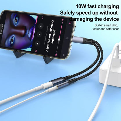 8 Pin to 3.5mm, USB-C / Type-C Audio Adapter Cable, 3 in 1
