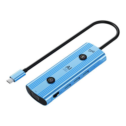 YCE V261 13 in 1 USB-C / Type-C HUB Adapter AI Docking Station, V261