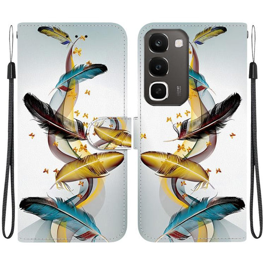 Crystal Texture Colored Drawing Leather Phone Case, For Realme C100 4G / C100i 4G, For Realme 16 5G, For Realme 16 Pro+ 5G, For Realme 16 Pro 5G, For Realme C75