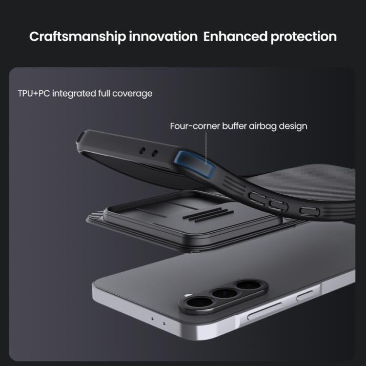 NILLKIN Black Mirror Pro Series Camshield PC Phone Case, For Samsung Galaxy A56 5G