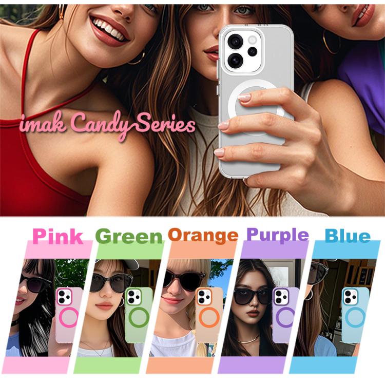Coque de Téléphone Antichoc MagSafe Série Bonbon IMAK, Pour OPPO Reno15 Pro Max 5G Global, Pour OPPO Reno15 Pro 5G Global, Pour OPPO Find X8s, Pour OPPO Find X8 Ultra, Pour OPPO Find X8, Pour OPPO Find X8 Pro