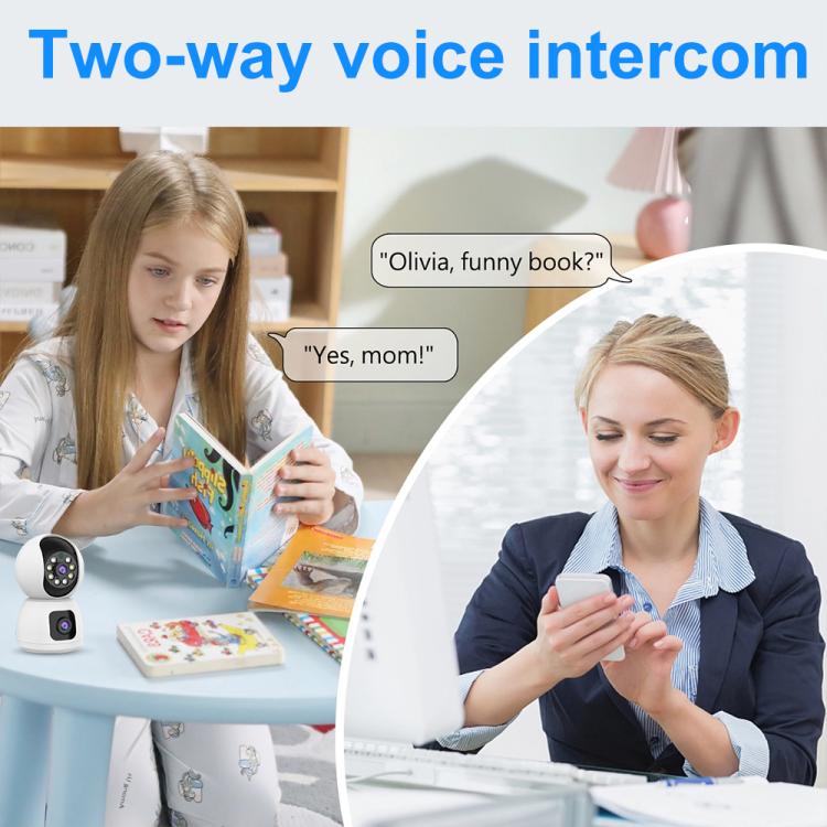 K12 1080P HD Dual Lens Dual Picture Wireless WiFi Camera, K12