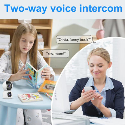 K12 1080P HD Dual Lens Dual Picture Wireless WiFi Camera, K12