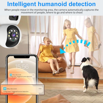 K12 1080P HD Dual Lens Dual Picture Wireless WiFi Camera, K12
