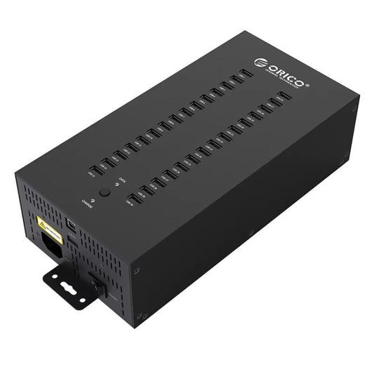 Hub USB 30 ORICO IH30P de qualité industrielle, 2.0 ports, prises AU, UE, Royaume-Uni et États-Unis