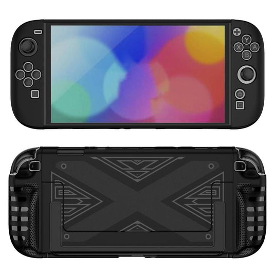 Detachable X-pattern Protective Case with Holder, For Nintendo Switch 2