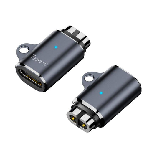 Adaptateur de charge magnétique pour interface Type-C de la série Shokz, courbure vers le haut et vers le bas, tête droite