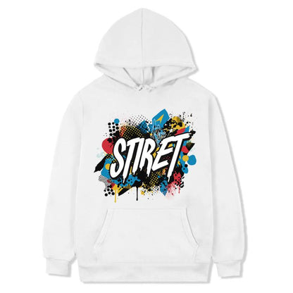 Alphabet Printed Fleece Hooded Sweatshirt Print On Your Demand, XS, S, M, L, XL, XXL, XXXL