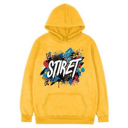 Alphabet Printed Fleece Hooded Sweatshirt Print On Your Demand, XS, S, M, L, XL, XXL, XXXL