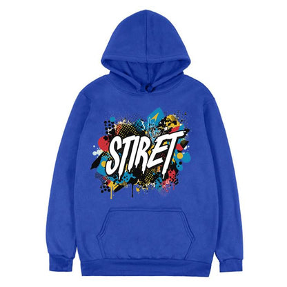 Alphabet Printed Fleece Hooded Sweatshirt Print On Your Demand, XS, S, M, L, XL, XXL, XXXL