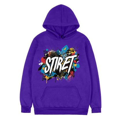 Alphabet Printed Fleece Hooded Sweatshirt Print On Your Demand, XS, S, M, L, XL, XXL, XXXL
