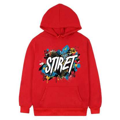Alphabet Printed Fleece Hooded Sweatshirt Print On Your Demand, XS, S, M, L, XL, XXL, XXXL